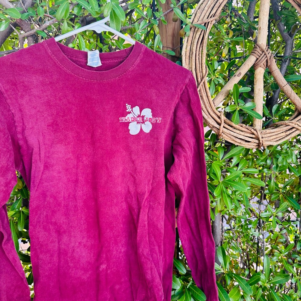 Trader Joe’s burgundy long sleeve